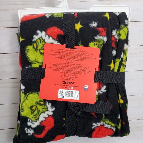 Men's Grinch PJ Gift Set - NWT - Dr. Seuss - Picture 3 of 6